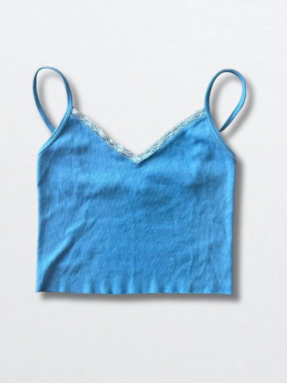 Brandy Melville Blue Lace Trim Cami